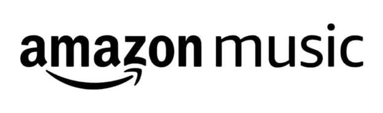 The Amazon Music logo features the word "amazon" with a curved arrow below, followed by "music" in lowercase black letters on a white background—ideal for media coverage service imagery that boosts your SEO efforts.