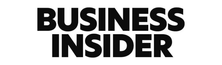 The image shows the Business Insider logo with the words "BUSINESS INSIDER" in bold, black, uppercase letters on a white background.